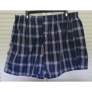Men's Dark Blue and Black Plaid Underwear Comfortable, Stylish and Everyday Wear